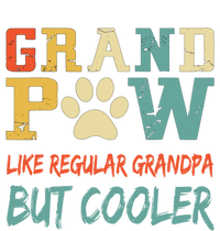 Fathers Day Gift Grandpaw Like Regular Grandpa But Cooler Cool Gift Women's Long Sleeve Flannel Pajama Set 