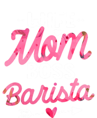 Barista Mom Gift Wife Boss Floral Funny Gift Cool Gift T-Shirt