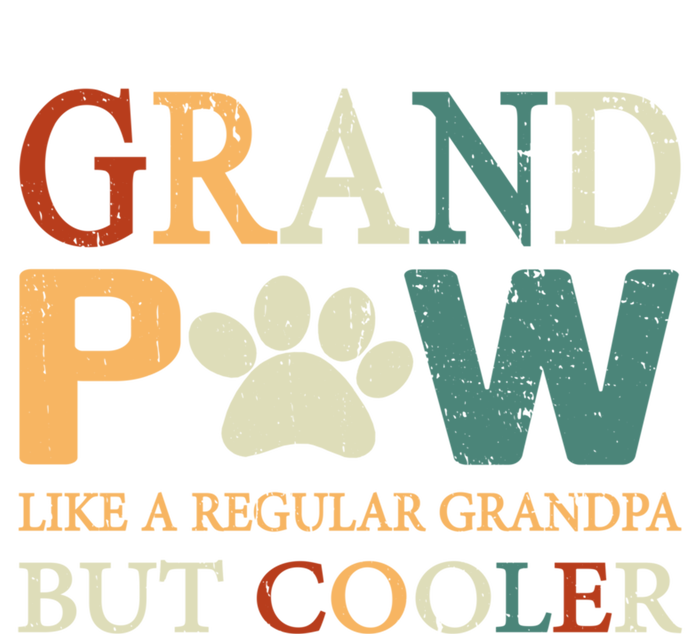 Grand Paw Dog Lover Fathers Day Grandpaw Grandpa Father Gift Kids Tie-Dye T-Shirt