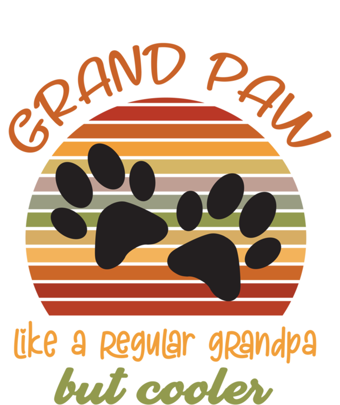 Grand Paw Like A Regular Grandpa But Cooler For Grandpa Cute Gift T-Shirt