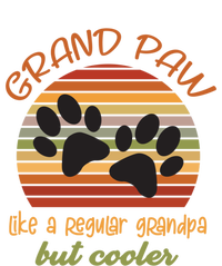 Grand Paw Like A Regular Grandpa But Cooler For Grandpa Gift Valucap Bio-Washed Visor