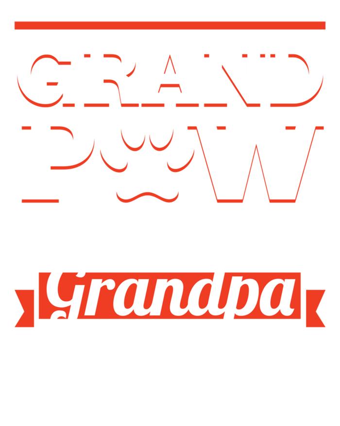 Grand Paw Like A Regular Grandpa But Cooler Funny Dog Dad Gift Zip Tote Bag