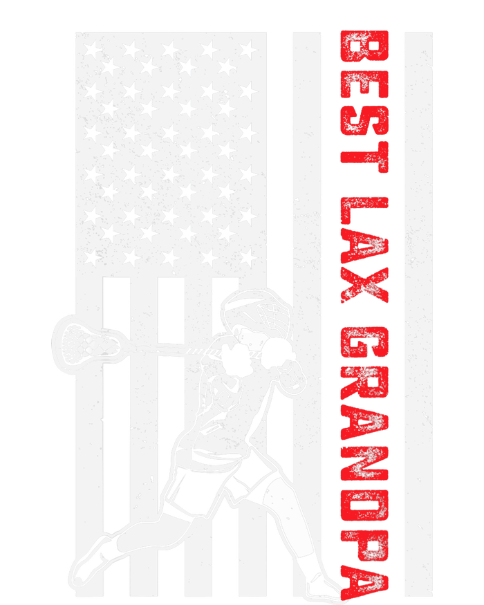 American Flag Lacrosse Grandpa LAX Player Team Sports Lover Garment-Dyed Heavyweight T-Shirt