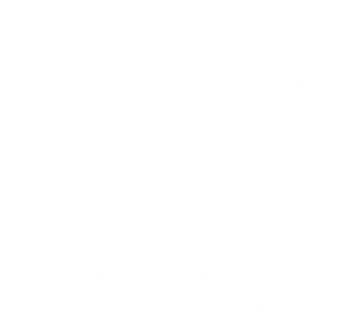 Grand Paw Like A Regular Grandpa But Cooler Funny Gift Valucap Bio-Washed Visor