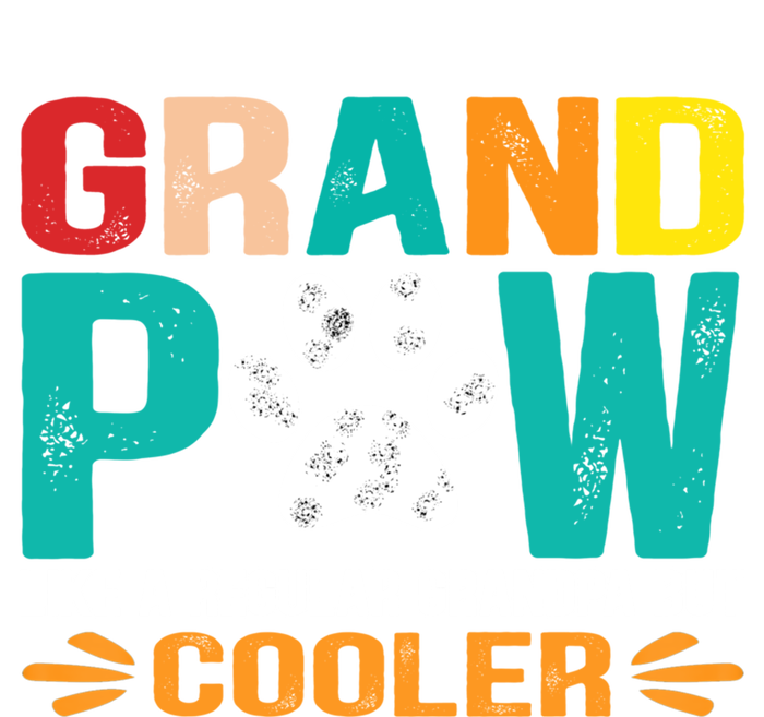 Grand Paw Like A Regular Grandpa But Cooler Gift Button