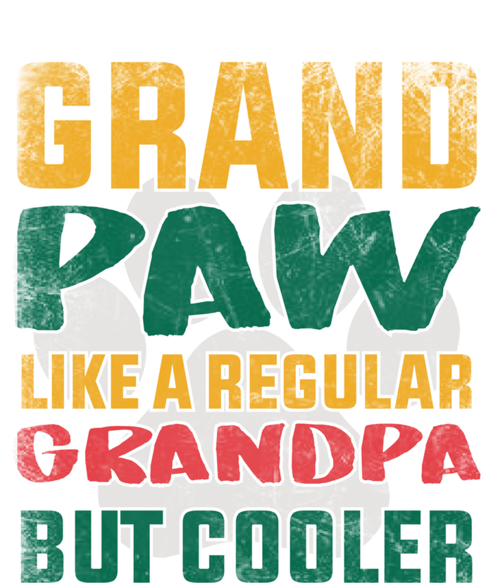 Grand Paw Like A Regular Grandpa But Cooler Dog Grandpa Tee Gift Tie-Dye Long Sleeve Shirt