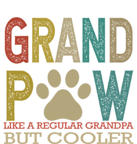 Grandpaw Like A Regular Grandpa But Cooler Funny Fathers Day Great Gift Women's V-Neck T-Shirt