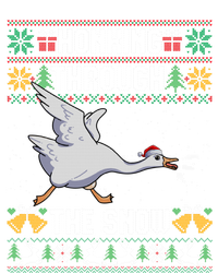 Honking Through The Snow Funny Goose Ugly Christmas Sweater Gift Short Acrylic Beanie