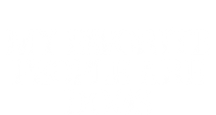 Humor Saying My Favorite People Are Dogs Great Gift Sustainable Knit Beanie