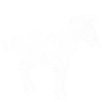 Cute Zebra Strong Ehlers Danlos Syndrome Awareness Gift T-Shirt