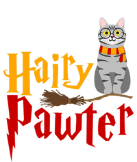 FUNNY Pun Hairy Pawter Wizard Gift For Cat Lovers T-Shirt