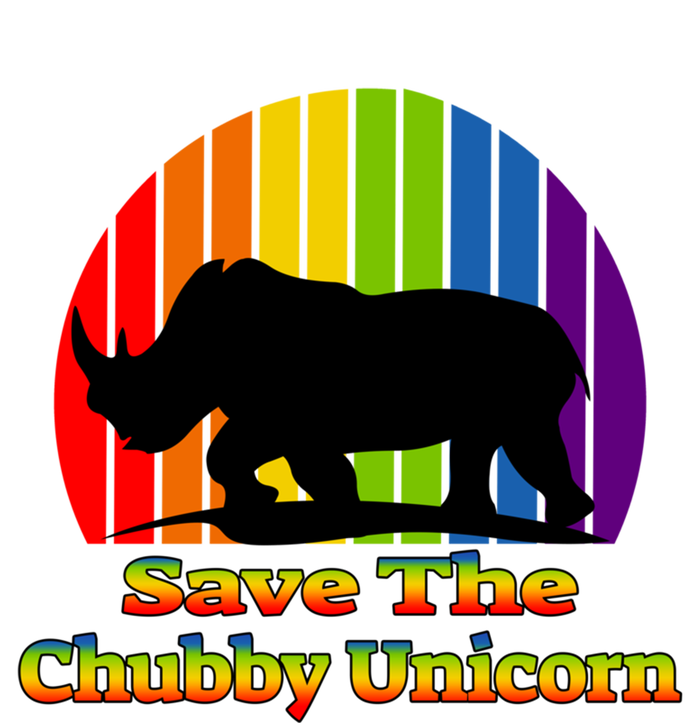 Funny Rhino Chubby Unicorns Save The Chubby Unicorn Gift T-Shirt