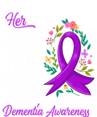 Her Fight Is My Fight Detia Awareness Gift Pom Pom 12in Knit Beanie