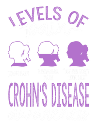 Levels Of Pain Crohns Disease Awareness Gift Valucap Bio-Washed Visor