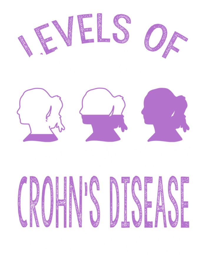 Levels Of Pain Crohns Disease Awareness Gift Valucap Bio-Washed Visor