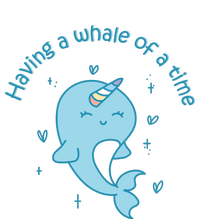 Having A Whale Of A Time Cute Kawaii Narwhal For Whale Lovers Happy Slogans Youth Performance Sprint T-Shirt