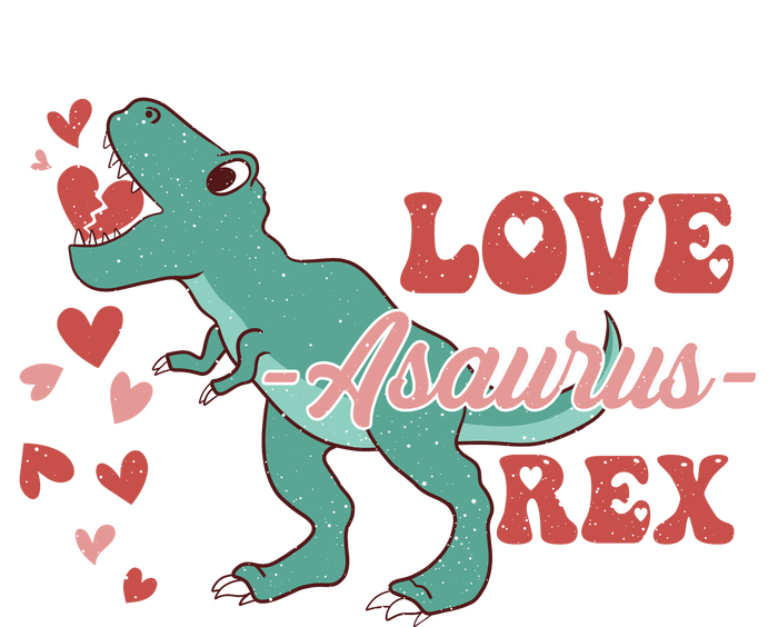 Dinosaur Valentine Love Asaurus Rex Gift For boy Valentine Day T-Shirt