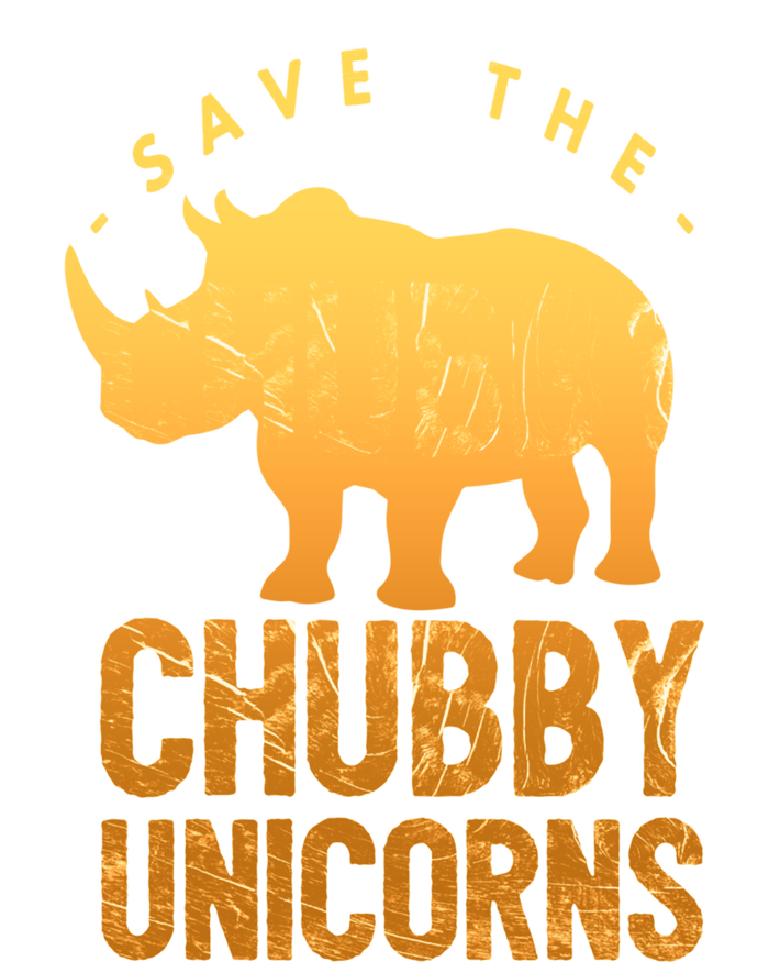 Save The Chubby Unicorns Funny Rhino Animal Rights Gift Zip Tote Bag