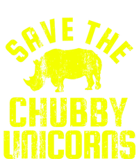 Save The Chubby Unicorns Funny Rhino Rhinoceros Gift Tank Top