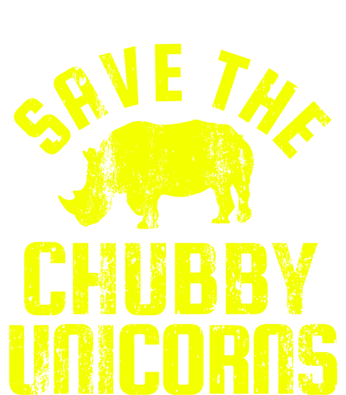 Save The Chubby Unicorns Funny Rhino Rhinoceros Gift Tank Top