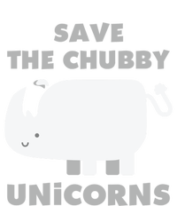 Save The Chubby Unicorns Funny Rhino Funny Gift Kids Hoodie