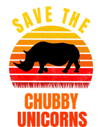 Save The Chubby Unicorns Retro Style Rhino Gift Women's V-Neck T-Shirt