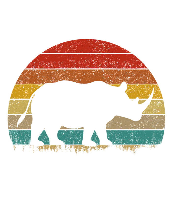 Save The Chubby Unicorns Retro Style Rhino Gift T-Shirt