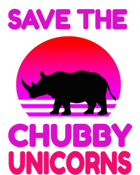 Save The Chubby Unicorns Retro Style Rhino Gift T-Shirt