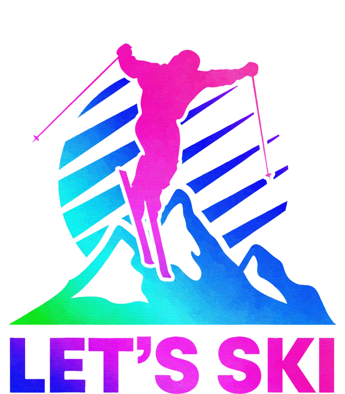 Retro Ski Vintage 80s 90s Skiing Outfit Women's T-Shirt