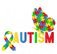 I'am A Proud Autism Mother Of A Warrior Gift Pom Pom 12in Knit Beanie