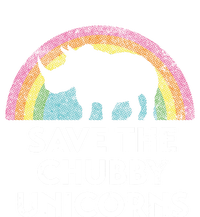 Save The Chubby Unicorns With Rainbow Gift T-Shirt