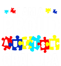 I'm A Proud Autism Grandpa Autism Awareness Gift Coaster