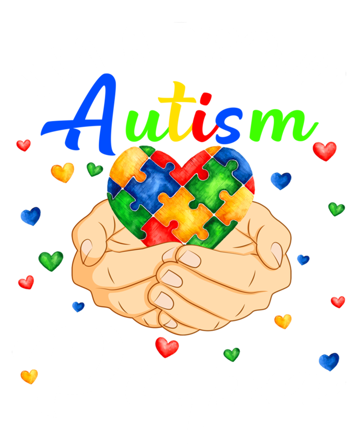 I'm A Proud Autism Papa Autism Awareness Autistic Cool Gift Short Acrylic Beanie