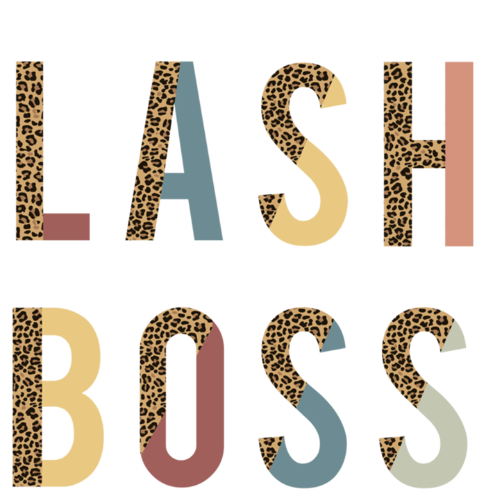 Lash Babe Boss Hustler Artist Tech Eyelash Extention Leopard Gift T-Shirt