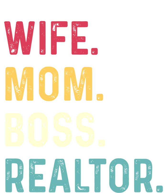 Wife Mom Boss Realtor Female Gift Ladies Essential Flowy Tank