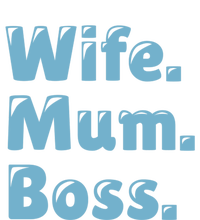 Wife Mom Boss Gift Women's Racerback Tank