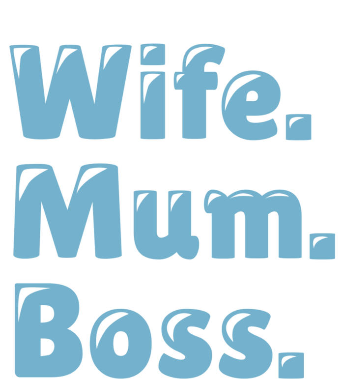 Wife Mom Boss Gift Women's Racerback Tank