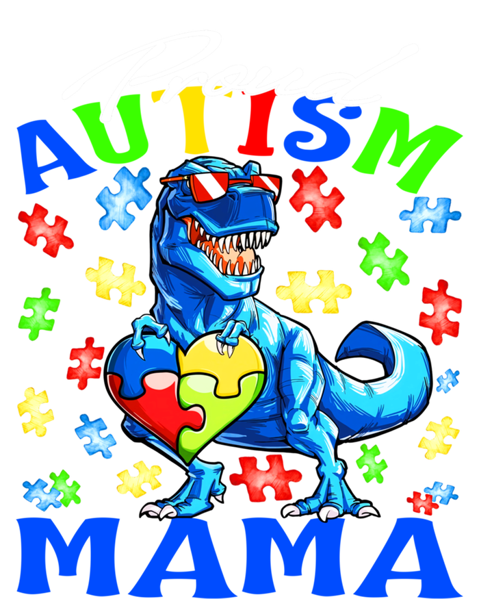 Proud Autism Mama Dinosaur Autism Awareness Cute Gift Long Sleeve Shirt