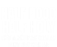 Half Hood Half Holy Cool Gift That Means Pray With Me Funny Gift V-Neck T-Shirt