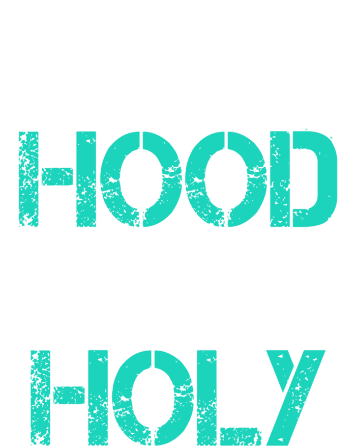 Half Hood Half Holy Cute Gift Full Zip Hoodie