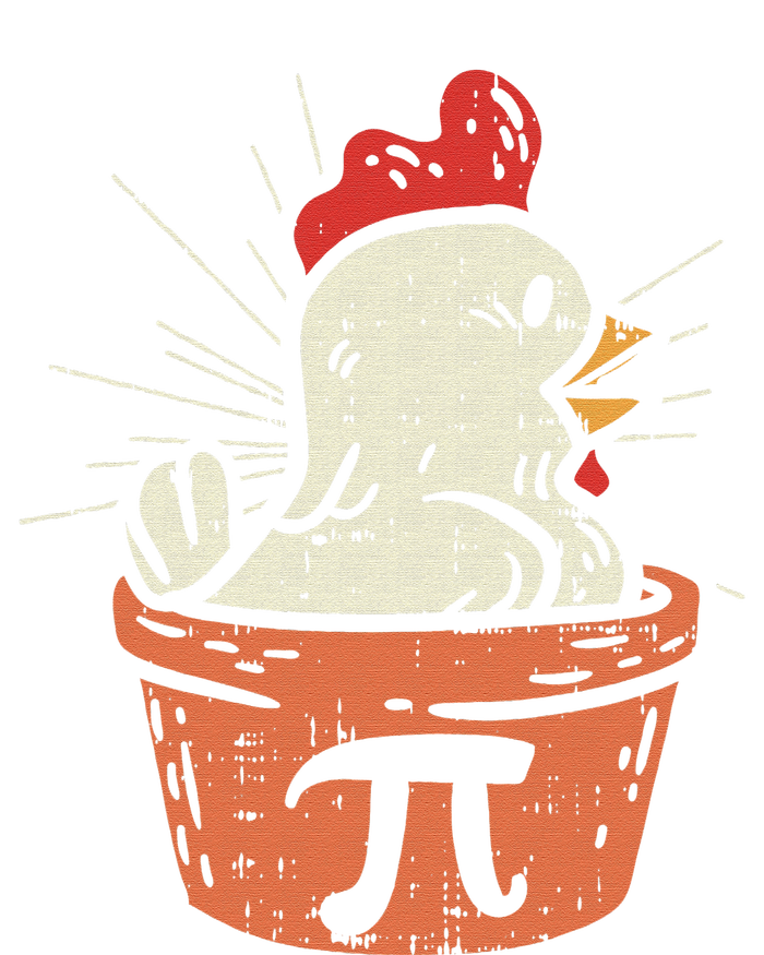 Funny Chicken Pot Pi Day Pie Math Lover Geek 3.14 T-Shirt