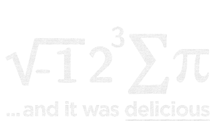 I Ate Some Pie and It was Delicious Funny Math T-Shirt