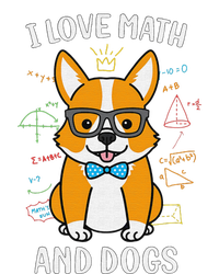 I Love Math And Dogs funny math teacher Cooling Performance Crew T-Shirt