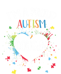 Puzzle Heart I'm A Proud Autism Cousin Autism Awareness Gift Doggie Tank