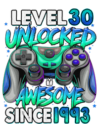 30th Gaming Birthday gift Level 30 Unlocked Awesome Video Game 1993 Birthday Tie-Dye T-Shirt