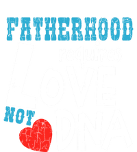 Fatherhood Requires Love Not Dna Fun Adopt Adoption Graphic Great Gift Women's Tri-Blend 3/4-Sleeve Raglan Shirt