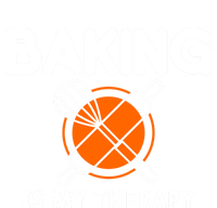 Baking Is My Therapy Bake Baker Gift USA-Made Snowflake Beanie