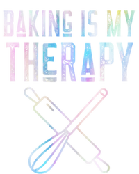 Baking Is My Therapy Baker Bake Cake Bread Pastry Chef Food Cute Gift T-Shirt