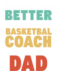 I'm A Dad And Basketball Coach Funny Fatherhood Funny Dad Funny Gift Women's Racerback Tank