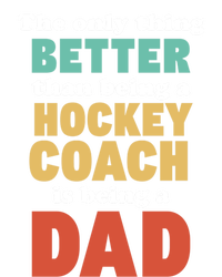 I'm A Dad And Hockey Coach Funny Fatherhood Funny Dad Gift Ladies Essential Tank